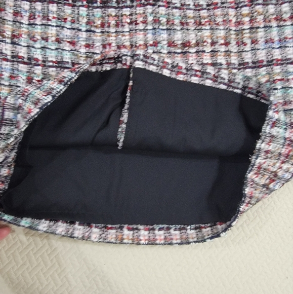Talbots Multicolor Tweed Pencil Skirt Straight Career Size 2 - Picture 14 of 16